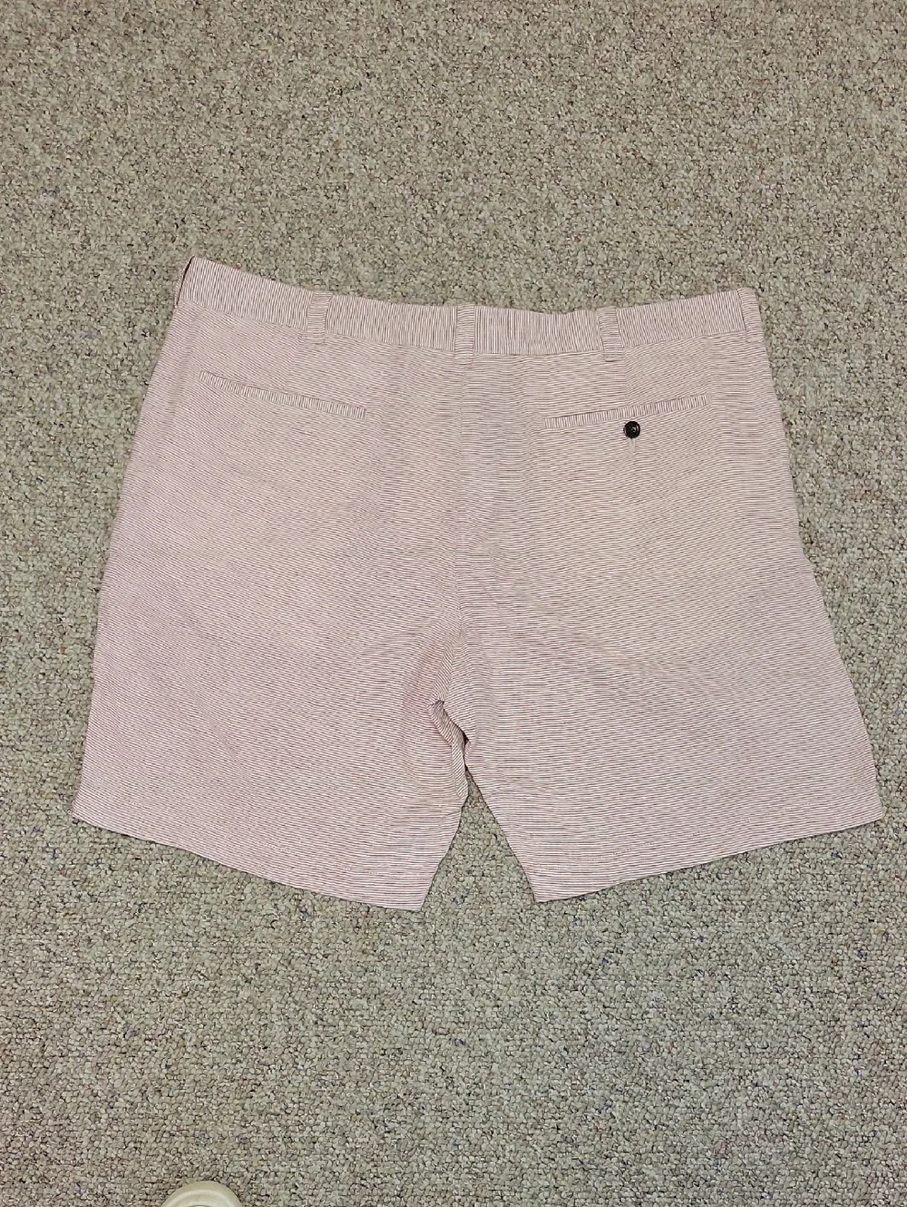 J. Crew Maroon Striped Linen Shorts Men's 40. New Summer Lightweight Vacation